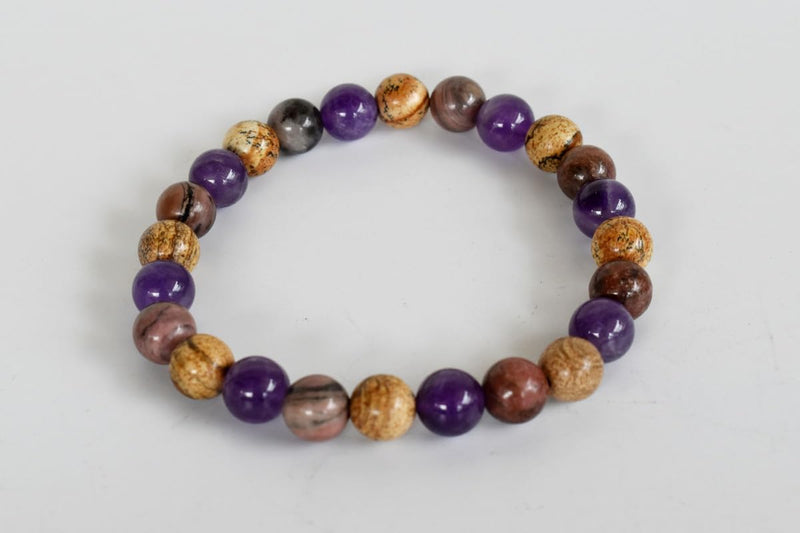 Healing Crystal Bracelet - Natural Gemstones for Energy & Balance - BrahmatellsStore