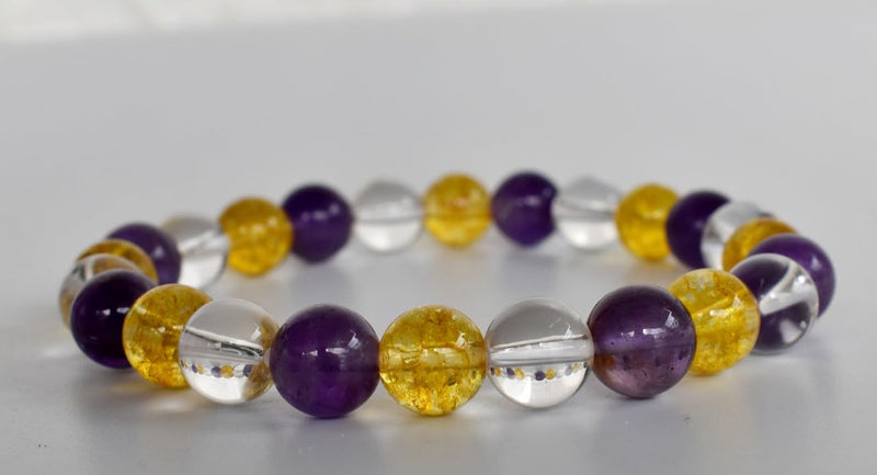Healing Crystal Bracelet - Natural Gemstones for Energy & Balance - BrahmatellsStore