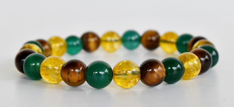Healing Crystal Bracelet - Natural Gemstones for Energy & Balance - BrahmatellsStore