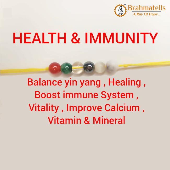 Health & Immunity Crystal Band for Positive Energy | Brahmatells - BrahmatellsStore