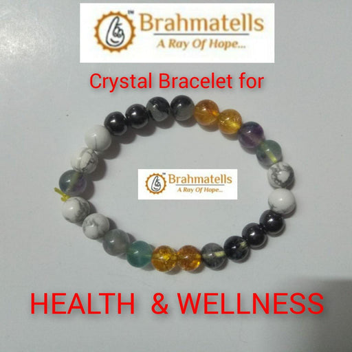 Health and Wellness Crystal Bracelet | Brahmatells - BrahmatellsStore