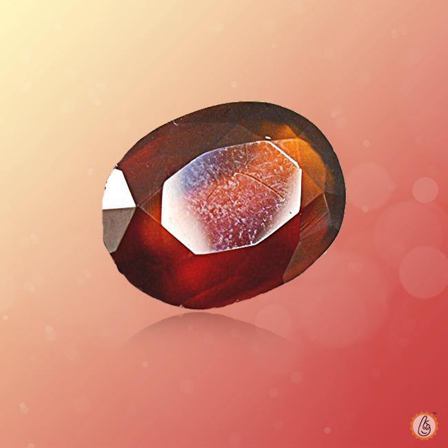 Hessonite Gomed dark-coffee-brown BTHG105GSM - BrahmatellsStore