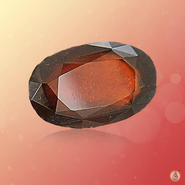 Hessonite Gomed dark-tan BTHG114GSM - BrahmatellsStore