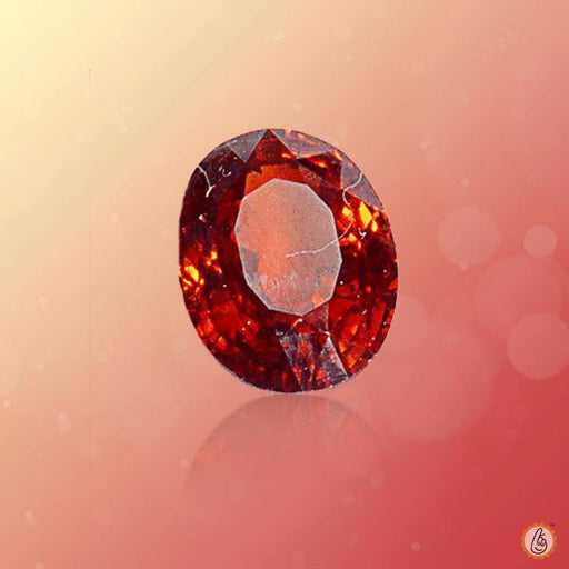 Hessonite Gomed hot-red BTHG116GSM - BrahmatellsStore