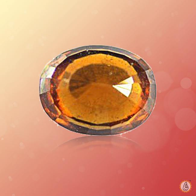 Hessonite Gomed light-browm BTHG115GSM - BrahmatellsStore