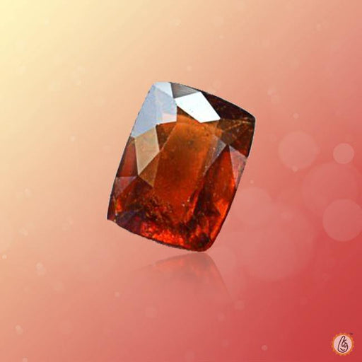 Hessonite Gomed Rectangle-dark-brown BTHG130GSM - BrahmatellsStore