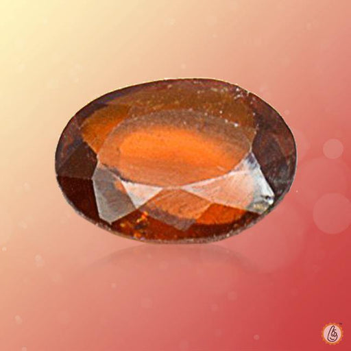 Hessonite Gomed reddish-brown BTHG104GSM - BrahmatellsStore