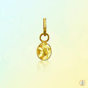Honey Yellow Sapphire Pendant - Jupiter's Radiance | Brahmatells - BrahmatellsStore