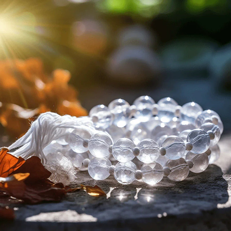 Hydro Sphatik Mala 8MM 109 Beads - Focus & Serenity Enhancer | Brahmatells - BrahmatellsStore