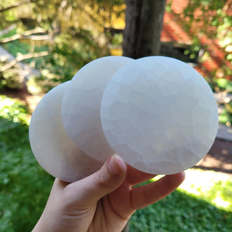 Selenite Charging Plate Flower of Life