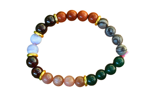 January Garnet Crystal Bracelet - Embrace the Birthmonth Stone - Brahmatells - BrahmatellsStore