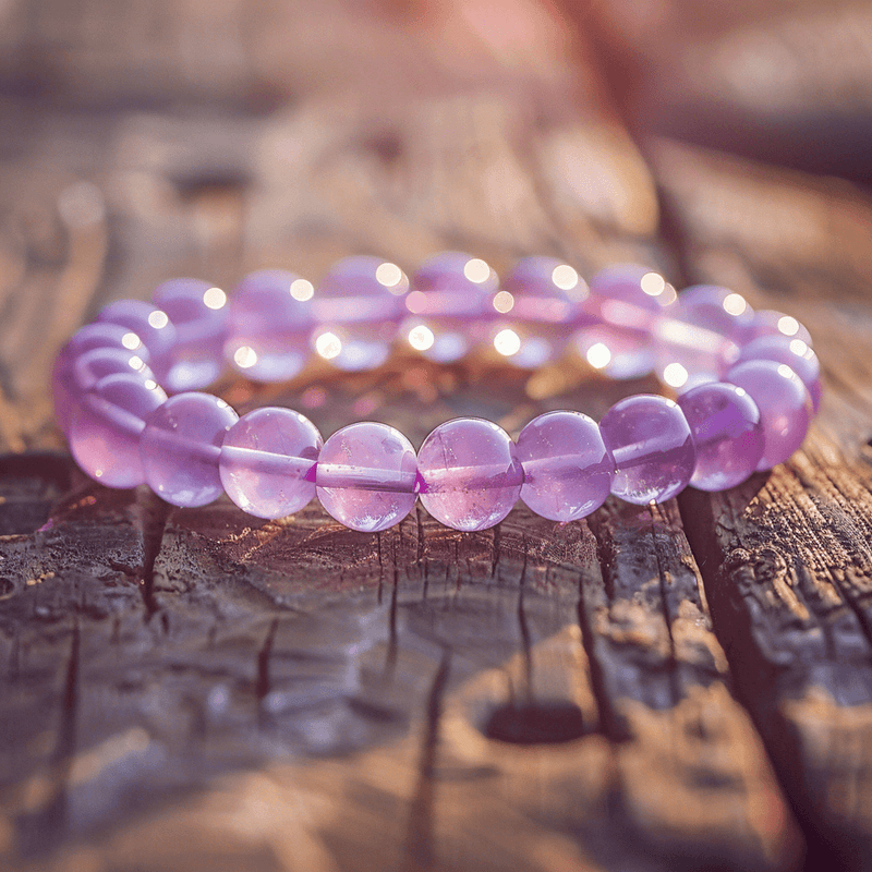 Kunzite Bracelet for Emotional Balance | Brahmatells - BrahmatellsStore