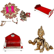 Laddu-Gopal-Brass-Statue-Idol - BrahmatellsStore