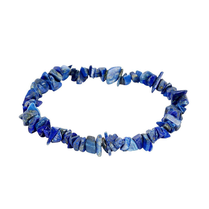 Lapis Lazuli CHIP Stretch Bracelet - Multicolor | Brahmatells - BrahmatellsStore