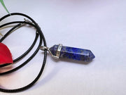 Lapis Lazuli Stone Healing Double Terminated Point Pendant - BrahmatellsStore