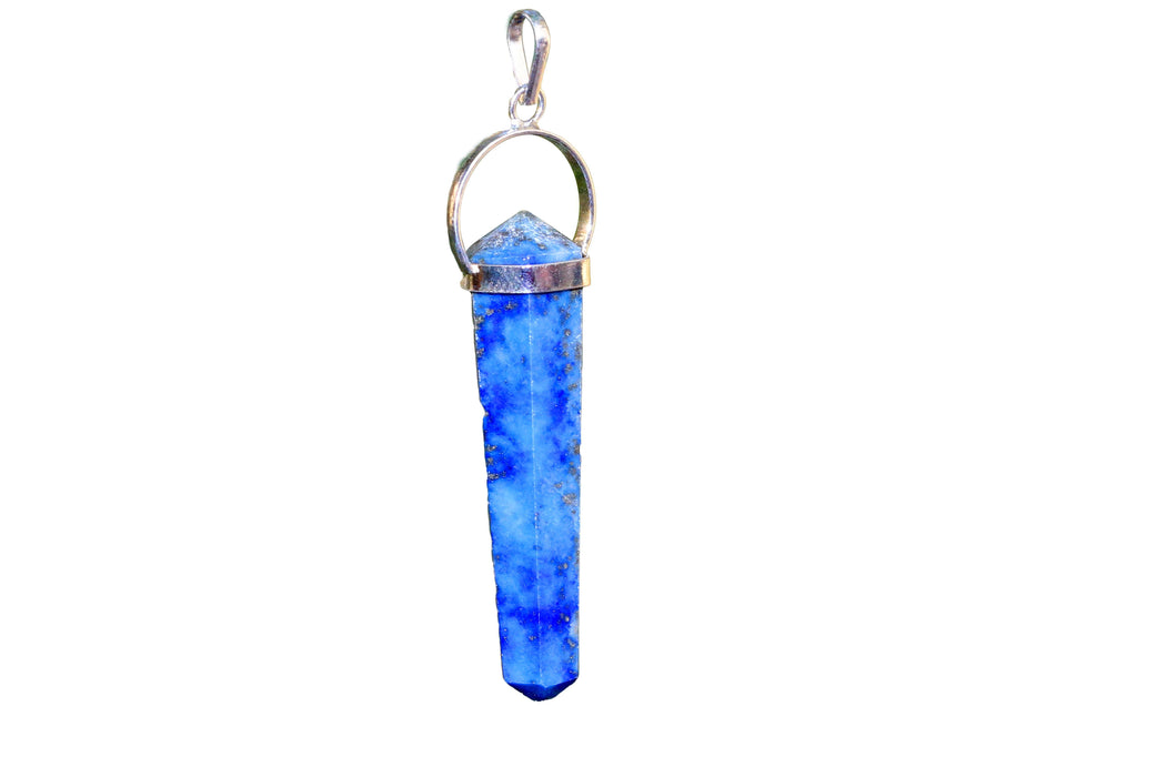 Lapiz Lazuli Double Side Pendant Ligt Blue - BrahmatellsStore