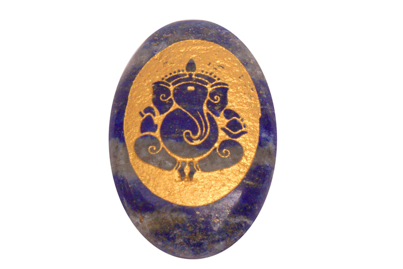 Lapiz lazuli Energized Crystal Ganpati - BrahmatellsStore