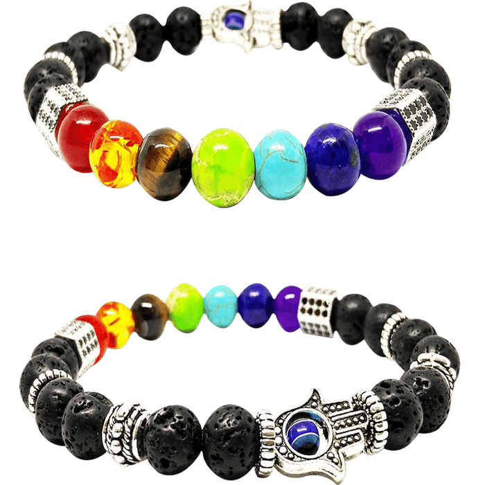 Lava Chakra Yantra Bracelet - Grounding and Balance | Brahmatells - BrahmatellsStore