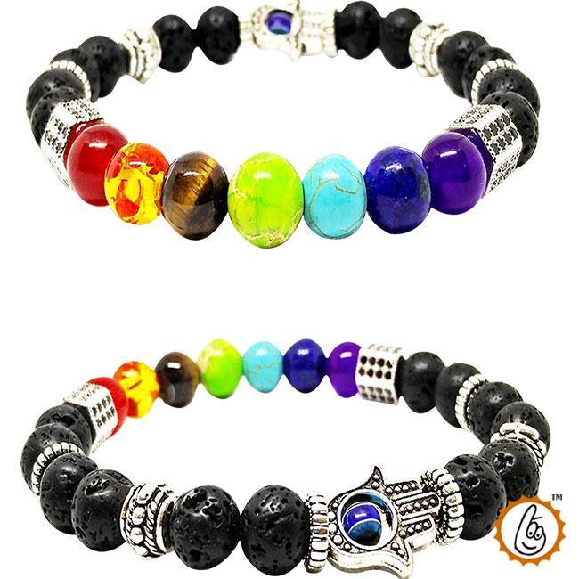 Lava Chakra Yantra Bracelet - Grounding and Balance | Brahmatells - BrahmatellsStore