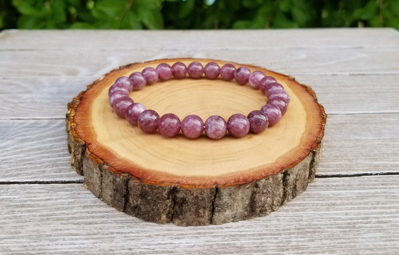 Lepidolite Bracelet for Emotional Healing & Transition | Brahmatells - BrahmatellsStore