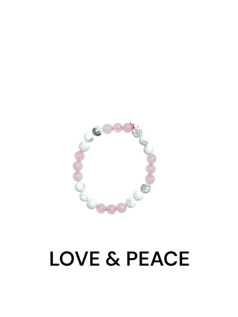 Love & Peace Gemstone Bracelet for Relationships | Brahmatells - BrahmatellsStore