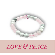 Love & Peace Gemstone Bracelet for Relationships | Brahmatells - BrahmatellsStore