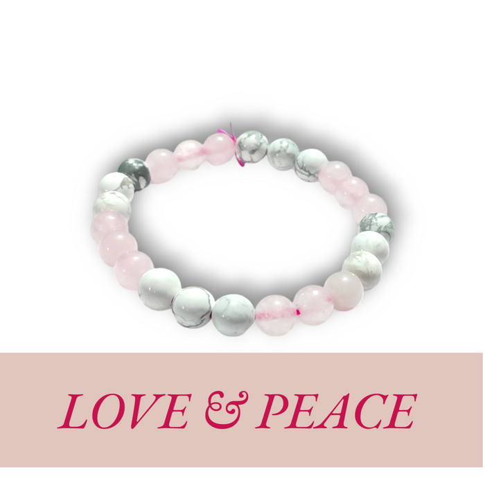 Love & Peace Gemstone Bracelet for Relationships | Brahmatells