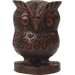 Lucky Owl Statue with Googly Eyes - Wooden Owl Figurines & Statues - BrahmatellsStore