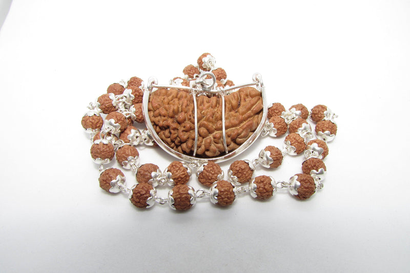 Mahadev Kavach: 5 Mukhi & 1 Mukhi Rudraksha Combination | Brahmatells - BrahmatellsStore