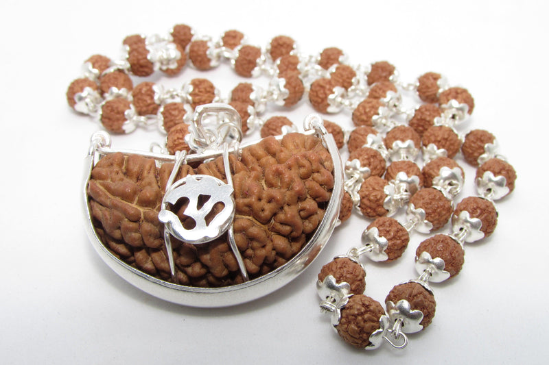 Mahadev Kavach: 5 Mukhi & 1 Mukhi Rudraksha Combination | Brahmatells - BrahmatellsStore