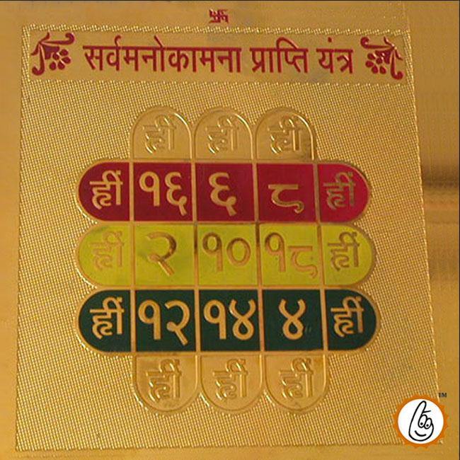 MANOKAMNA PRAPTI YANTRA - BrahmatellsStore