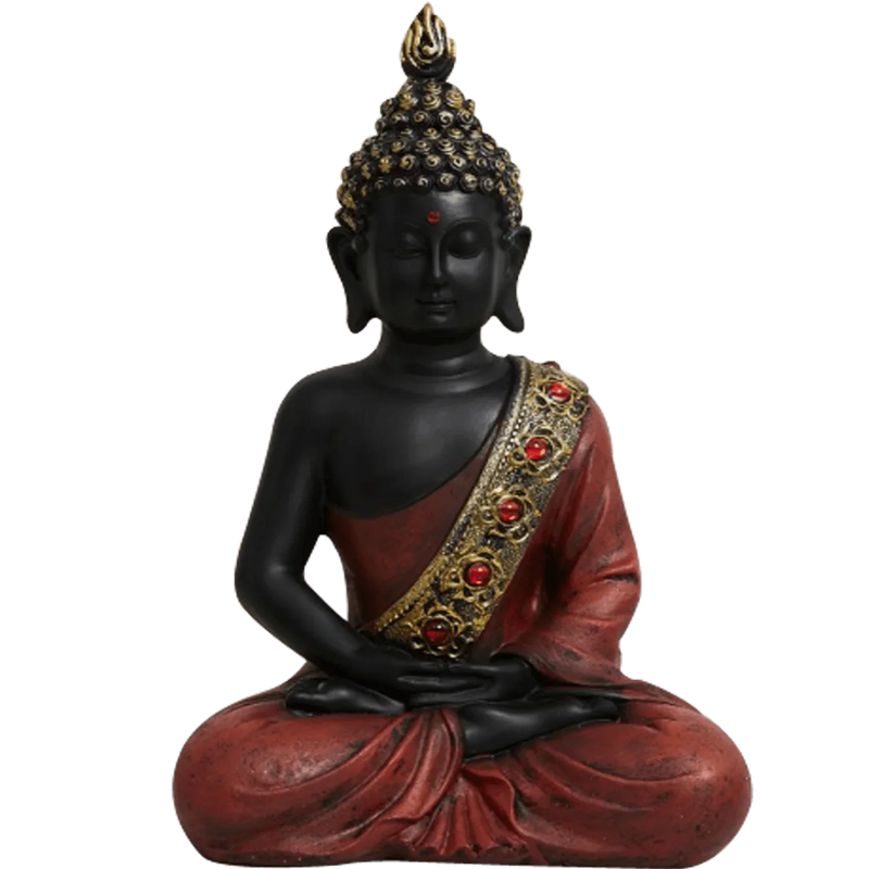 Meditating Buddha Figurine - POLYRESIN - BrahmatellsStore