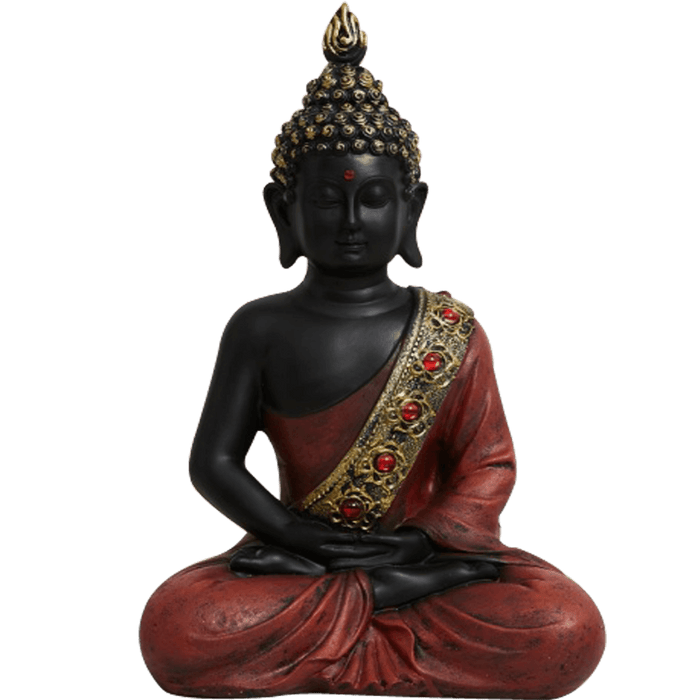 Meditating Buddha Figurine - POLYRESIN - BrahmatellsStore