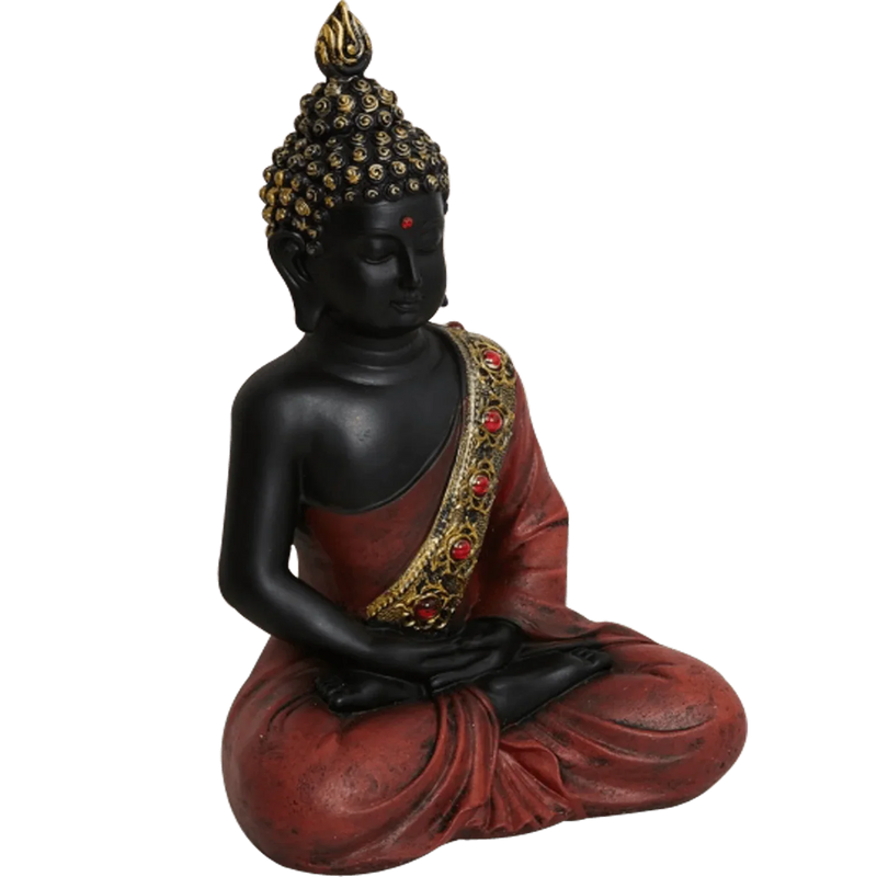Meditating Buddha Figurine - POLYRESIN - BrahmatellsStore