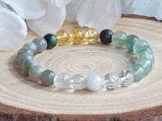 Menopause & PCOS/PCOD Support - Citrine, Moonstone, Fluorite Bracelet | Brahmatells - BrahmatellsStore