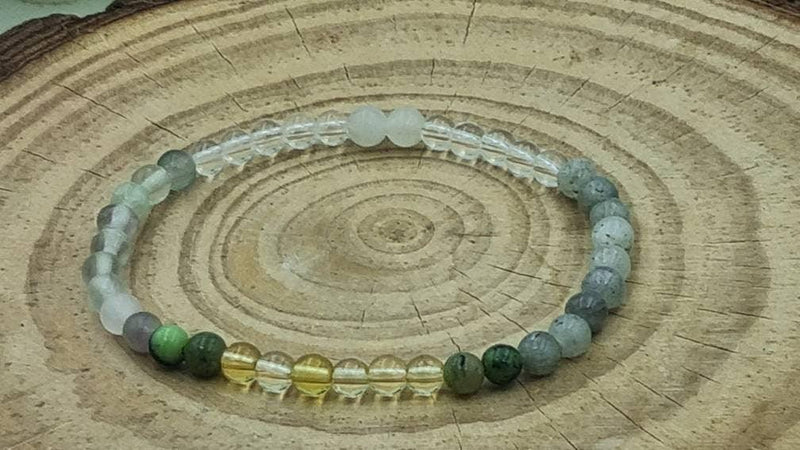 Menopause & PCOS/PCOD Support - Citrine, Moonstone, Fluorite Bracelet | Brahmatells - BrahmatellsStore