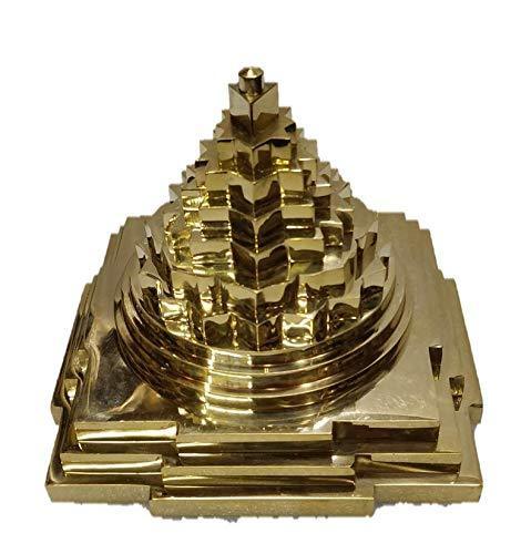 Meru Shree Yantra (Brass-Gold) - BrahmatellsStore