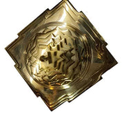 Meru Shree Yantra (Brass-Gold) - BrahmatellsStore