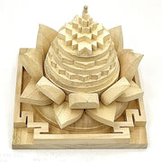 Meru Shriparni Shri Yantra (Wood) - BrahmatellsStore