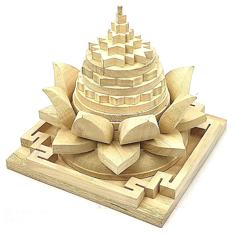 Meru Shriparni Shri Yantra (Wood) - BrahmatellsStore