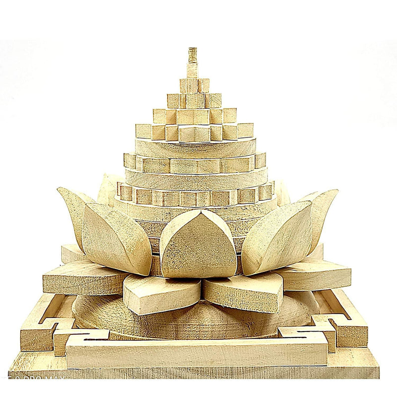 Meru Shriparni Shri Yantra (Wood) - BrahmatellsStore