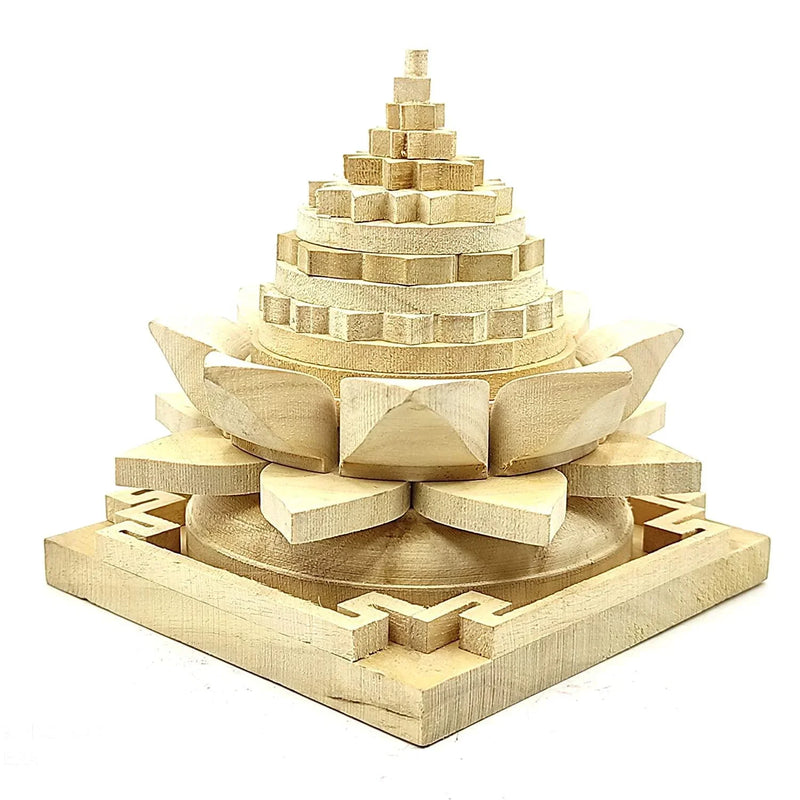 Meru Shriparni Shri Yantra (Wood) - BrahmatellsStore
