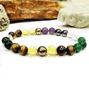 Money Magnet Bracelet | Pyrite, Citrine, Aventurine, Amethyst - BrahmatellsStore