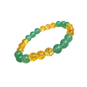 Money Magnet Citrine & Green Aventurine Bracelet | Wealth & Success - BrahmatellsStore