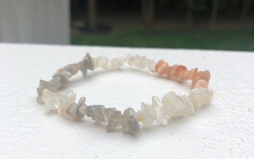 Moonstone chip bracelet - BrahmatellsStore