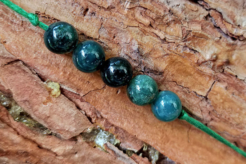 Moss Agate Band - Natural Harmony & Wellness | Brahmatells - BrahmatellsStore