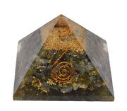 Moss Agate Crystal Pyramid for Reiki Healing, Metaphysical Healing and Protection - BrahmatellsStore
