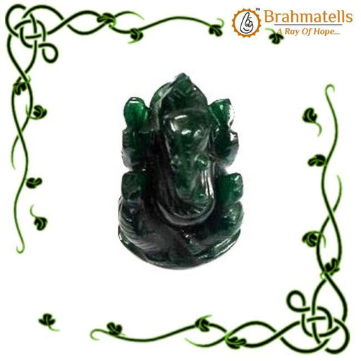 Moss Agate Ganesha Idol for Prosperity & Harmony | Brahmatells - BrahmatellsStore