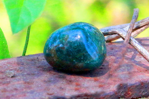 Moss Agate Tumble Stone - Nature's Harmony | Brahmatells - BrahmatellsStore