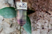 Multi Fluorite Pendant - Clarity & Harmony | Brahmatells - BrahmatellsStore